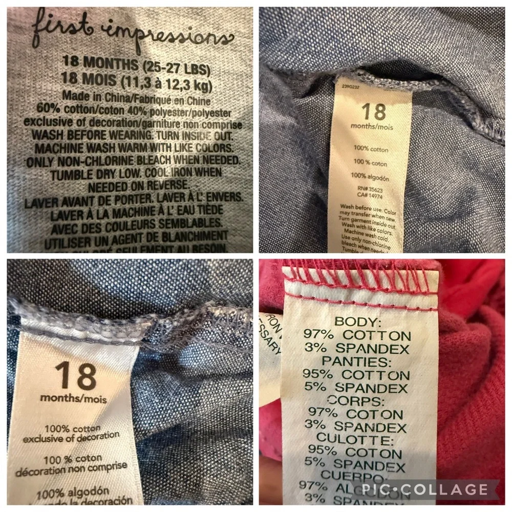 First Impressions/Carter's Toddler Girls FALL Tops & Corduroy Skirt Outfits
